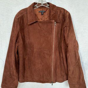Eileen Fisher Goat Suede moto